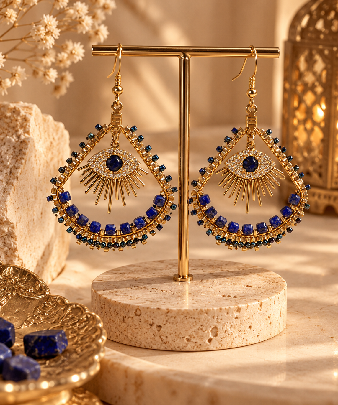Boucles d’oreilles NAZAR — L’Œil Protecteur