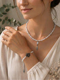 Pierre de Lune Bleuté | Bracelet  – Intuition & Équilibre Émotionnel